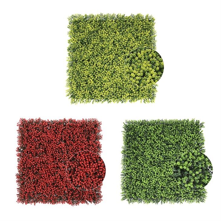Artificial Boxwood Hedge Green Panel Vertical Plan
